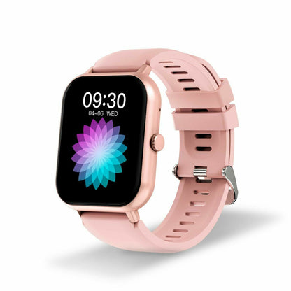 Smartwatch DCU CURVED GLASS PRO Pink, DCU Tecnologic, Electronics, smartwatch-dcu-curved-glass-pro-pink, :Pink, Brand_DCU Tecnologic, category-reference-2609, category-reference-2617, category-reference-2634, category-reference-t-19653, Condition_NEW, original gifts, Price_50 - 100, telephones & tablets, Teleworking, wifi y bluetooth, RiotNook