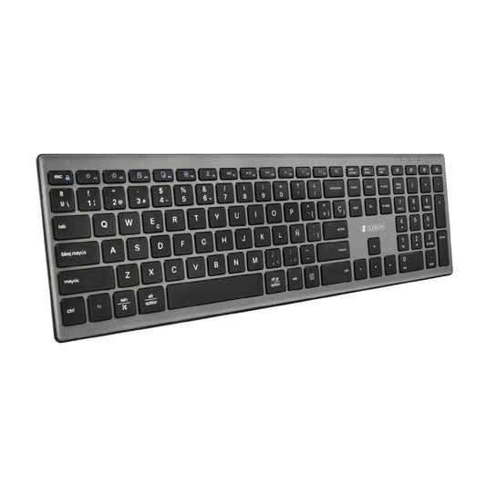 Keyboard Subblim SUBKB-2PUE201 Black, Subblim, Computing, Accessories, keyboard-subblim-subkb-2pue201-black, :QWERTY, :Spanish, Brand_Subblim, category-reference-2609, category-reference-2642, category-reference-2646, category-reference-t-19685, category-reference-t-19908, category-reference-t-21353, computers / peripherals, Condition_NEW, office, Price_20 - 50, Teleworking, RiotNook