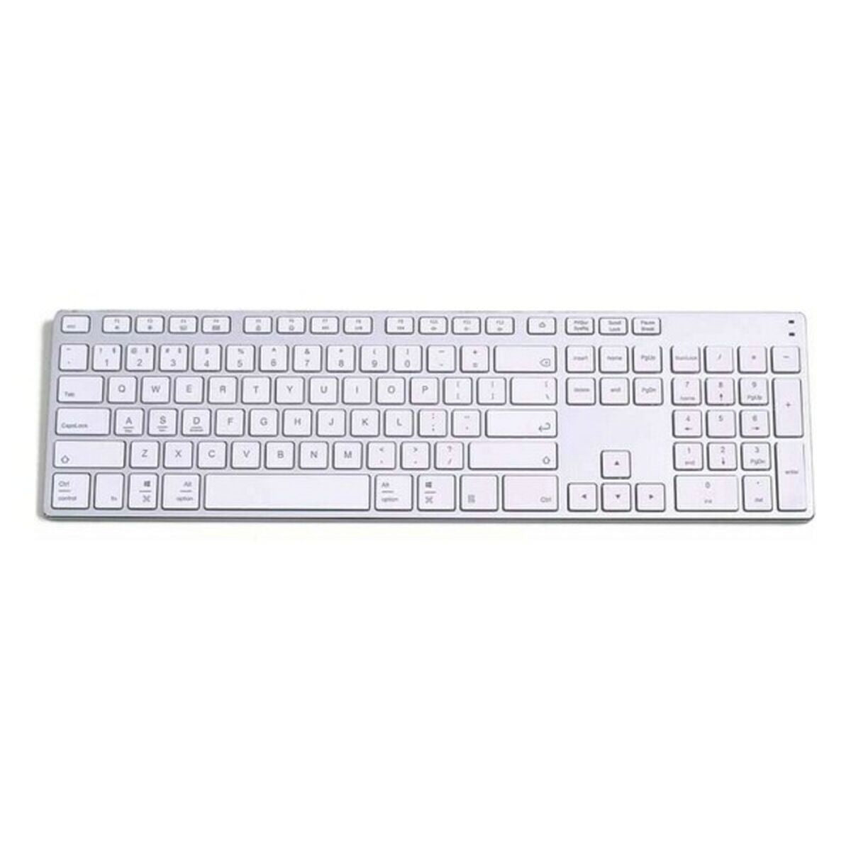 Keyboard Subblim SUB-KB-3ADE300 Bluetooth 3.0 350 mAh Spanish Qwerty Silver Spanish, Subblim, Computing, Accessories, keyboard-subblim-sub-kb-3ade300-bluetooth-3-0-350-mah-spanish-qwerty-silver-spanish, :QWERTY, :Spanish, Brand_Subblim, category-reference-2609, category-reference-2642, category-reference-2646, category-reference-t-19685, category-reference-t-19908, category-reference-t-21353, computers / peripherals, Condition_NEW, office, Price_50 - 100, Teleworking, RiotNook