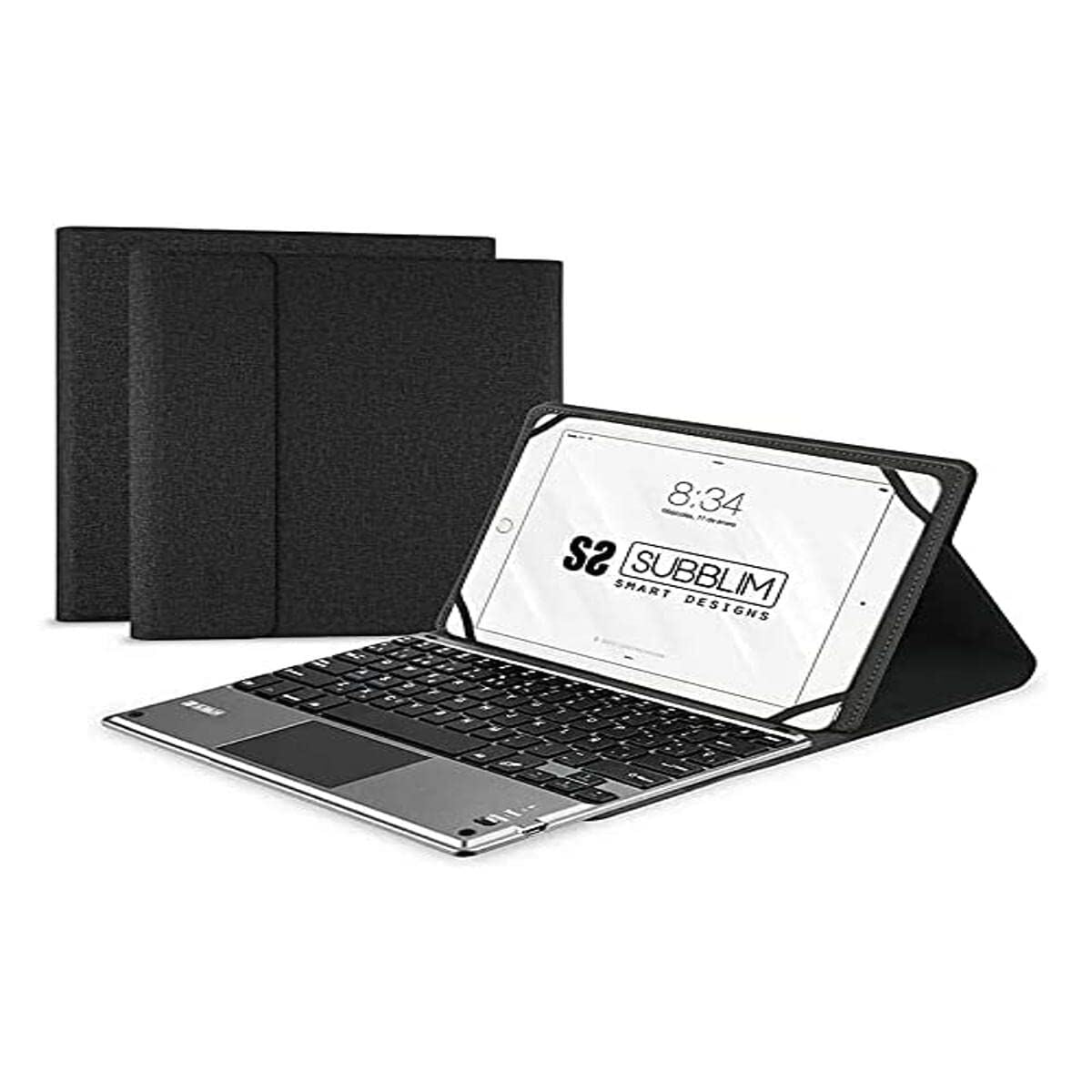 Case for Tablet and Keyboard Subblim SUB-KT2-BTP001 Spanish Qwerty Black, Subblim, Computing, Accessories, case-for-tablet-and-keyboard-subblim-sub-kt2-btp001-spanish-qwerty-black, Brand_Subblim, category-reference-2609, category-reference-2642, category-reference-2646, category-reference-t-19685, category-reference-t-19908, category-reference-t-21345, category-reference-t-25602, computers / peripherals, Condition_NEW, office, Price_50 - 100, Teleworking, RiotNook