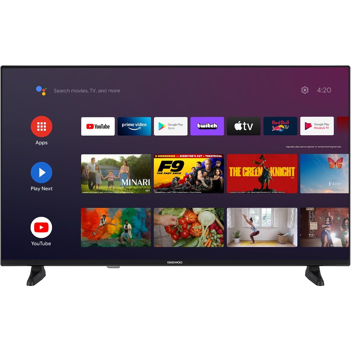 Smart TV Daewoo 40DM62FA Full HD 40" LED, Daewoo, Electronics, TV, Video and home cinema, smart-tv-daewoo-40dm62fa-full-hd-40-led, Brand_Daewoo, category-reference-2609, category-reference-2625, category-reference-2931, category-reference-t-18805, category-reference-t-18827, category-reference-t-19653, cinema and television, Condition_NEW, entertainment, Price_200 - 300, RiotNook
