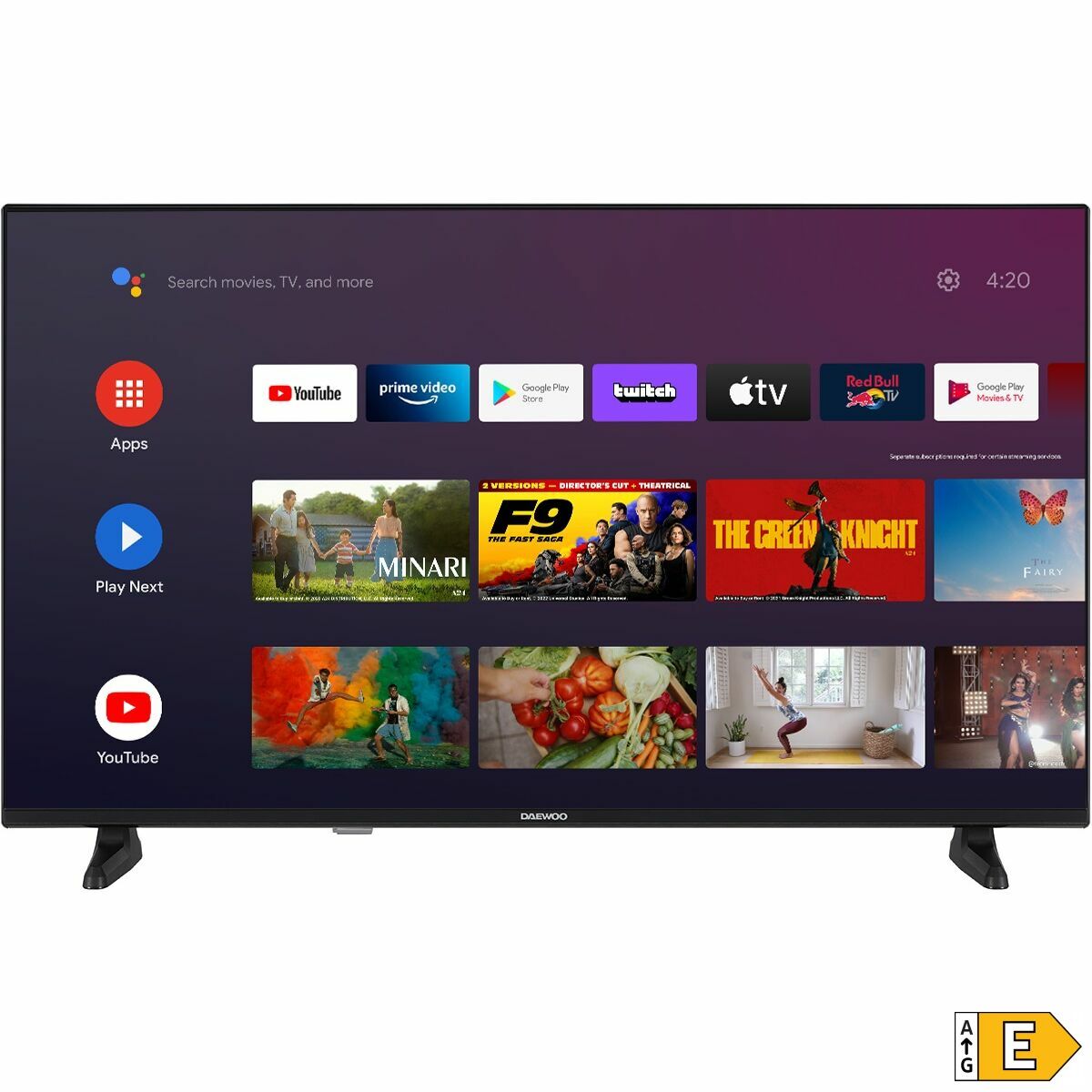 Smart TV Daewoo 40DM62FA Full HD 40" LED, Daewoo, Electronics, TV, Video and home cinema, smart-tv-daewoo-40dm62fa-full-hd-40-led, Brand_Daewoo, category-reference-2609, category-reference-2625, category-reference-2931, category-reference-t-18805, category-reference-t-18827, category-reference-t-19653, cinema and television, Condition_NEW, entertainment, Price_200 - 300, RiotNook