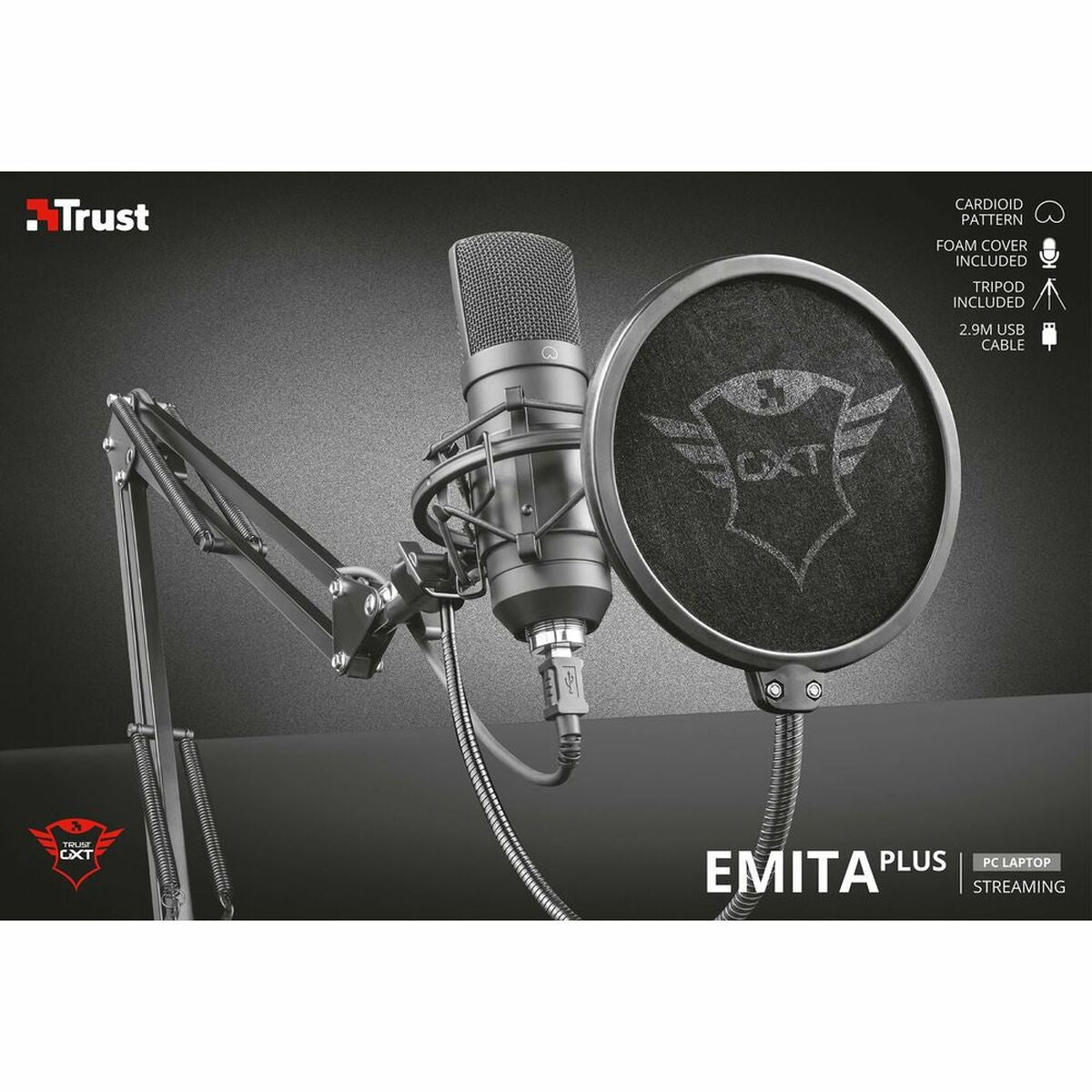 Microphone Trust 22400 GXT252EMI, Trust, Electronics, Photography and video cameras, microphone-trust-22400-gxt252emi, Brand_Trust, category-reference-2609, category-reference-2932, category-reference-2936, category-reference-t-19653, category-reference-t-8122, category-reference-t-8123, category-reference-t-8191, Condition_NEW, fotografía, Price_100 - 200, travel, RiotNook