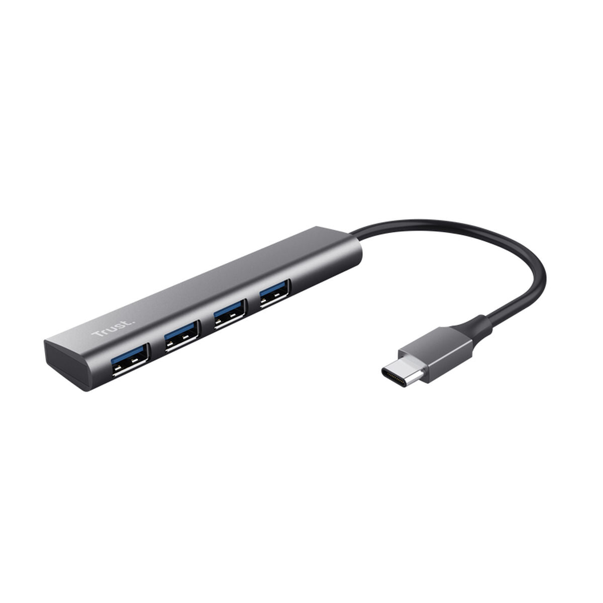 USB Hub Trust 24948 HALYX 4C Grey, Trust, Computing, Network devices, usb-hub-trust-24948-halyx-4c-grey, Brand_Trust, category-reference-2609, category-reference-2803, category-reference-2829, category-reference-t-19685, category-reference-t-19914, category-reference-t-21366, Condition_NEW, networks/wiring, Price_20 - 50, Teleworking, RiotNook