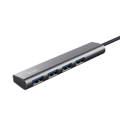 USB Hub Trust 24948 HALYX 4C Grey, Trust, Computing, Network devices, usb-hub-trust-24948-halyx-4c-grey, Brand_Trust, category-reference-2609, category-reference-2803, category-reference-2829, category-reference-t-19685, category-reference-t-19914, category-reference-t-21366, Condition_NEW, networks/wiring, Price_20 - 50, Teleworking, RiotNook