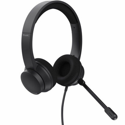 Headphones Trust HS-260 Black, Trust, Electronics, Mobile communication and accessories, headphones-trust-hs-260-black, Brand_Trust, category-reference-2609, category-reference-2642, category-reference-2847, category-reference-t-19653, category-reference-t-21312, category-reference-t-25535, category-reference-t-4036, category-reference-t-4037, computers / peripherals, Condition_NEW, entertainment, music, office, Price_50 - 100, telephones & tablets, Teleworking, RiotNook