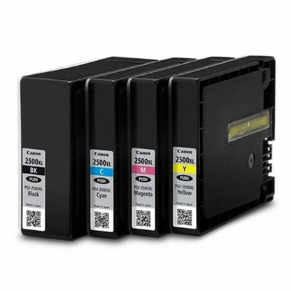 Original Ink Cartridge Canon PGI-2500XL C/M/Y/BK MAXIFY iB4050 XL Multicolour, Canon, Computing, Printers and accessories, original-ink-cartridge-canon-pgi-2500xl-c-m-y-bk-maxify-ib4050-xl-multicolour, Brand_Canon, category-reference-2609, category-reference-2642, category-reference-2874, category-reference-t-19685, category-reference-t-19911, category-reference-t-21377, category-reference-t-25688, Condition_NEW, office, Price_100 - 200, RiotNook