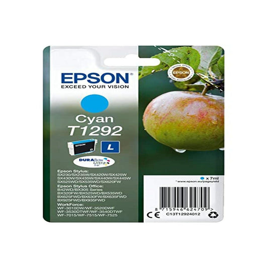 Original Ink Cartridge Epson C13T12924022 Dark blue, Epson, Computing, Printers and accessories, original-ink-cartridge-epson-c13t12924022-dark-blue, Brand_Epson, category-reference-2609, category-reference-2642, category-reference-2874, category-reference-t-19685, category-reference-t-19911, category-reference-t-21377, category-reference-t-25688, Condition_NEW, office, Price_20 - 50, Teleworking, RiotNook