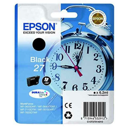 Original Ink Cartridge Epson C13T27014012 Black, Epson, Computing, Printers and accessories, original-ink-cartridge-epson-c13t27014012-black, Brand_Epson, category-reference-2609, category-reference-2642, category-reference-2874, category-reference-t-19685, category-reference-t-19911, category-reference-t-21377, category-reference-t-25688, Condition_NEW, office, Price_20 - 50, Teleworking, RiotNook