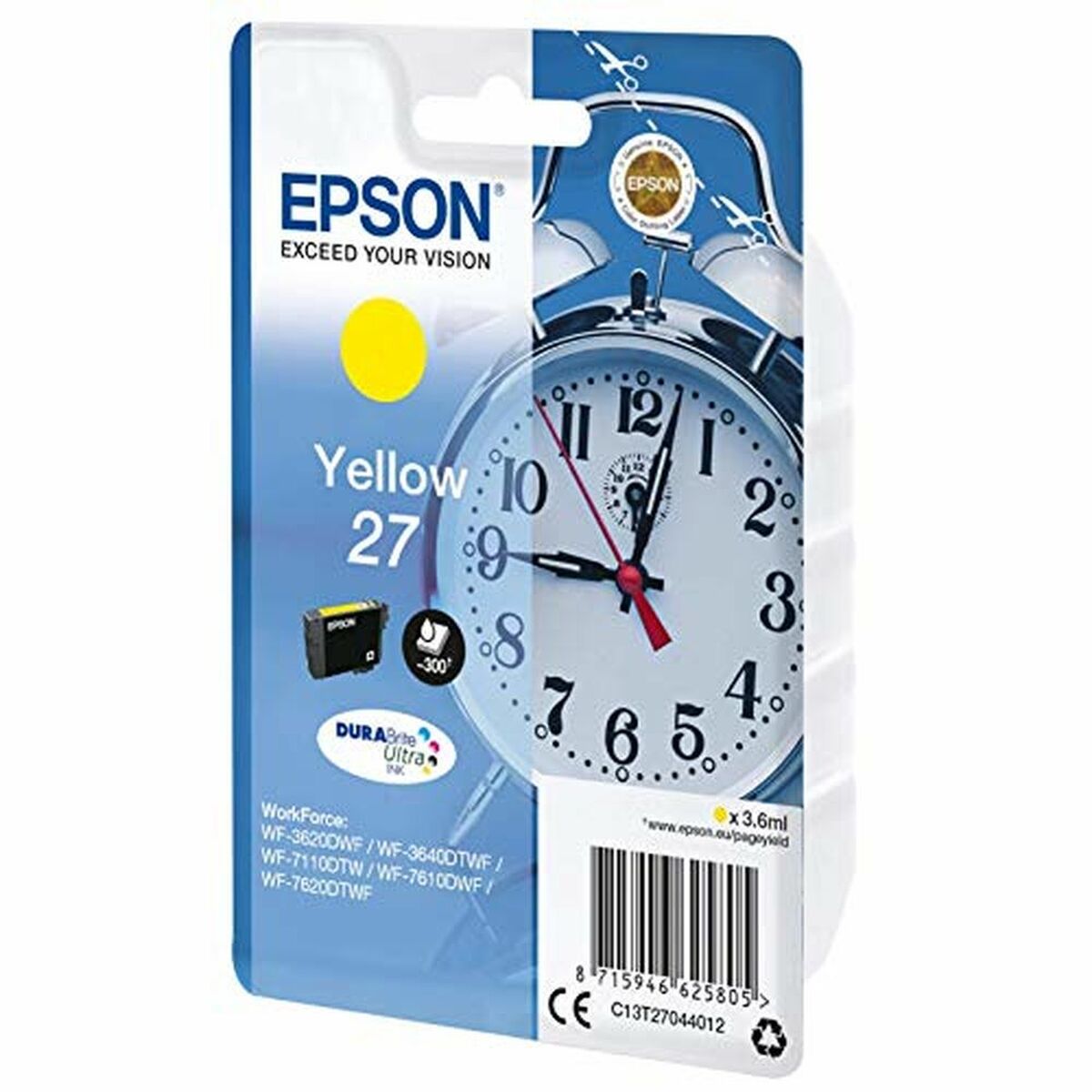 Original Ink Cartridge Epson C13T27044012, Epson, Computing, Printers and accessories, original-ink-cartridge-epson-c13t27044012, Brand_Epson, category-reference-2609, category-reference-2642, category-reference-2874, category-reference-t-19685, category-reference-t-19911, category-reference-t-21377, category-reference-t-25688, Condition_NEW, office, Price_20 - 50, Teleworking, RiotNook