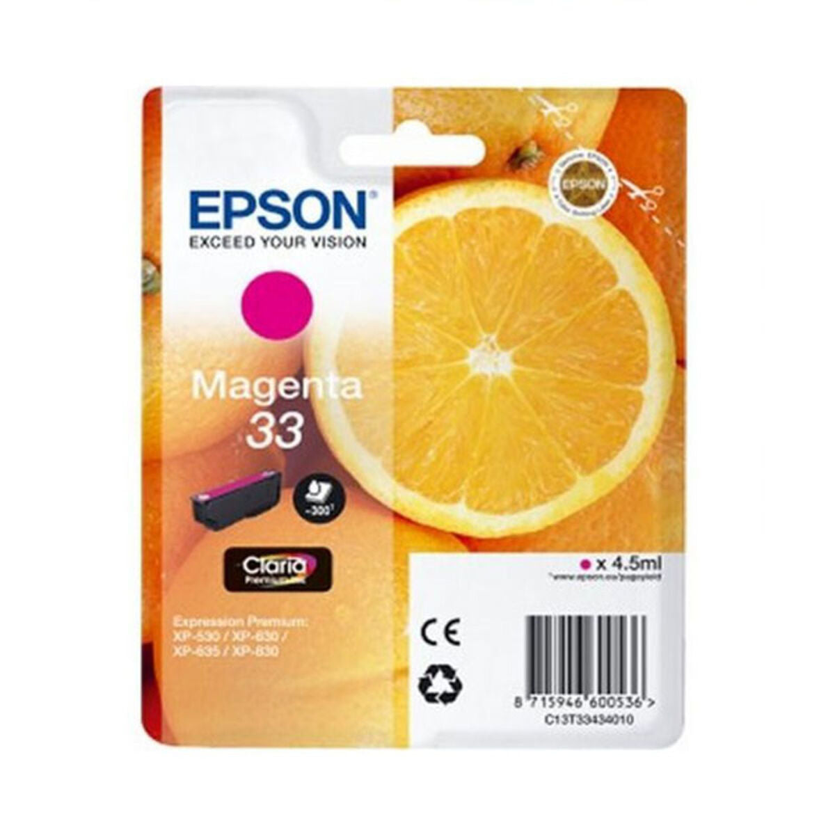 Compatible Ink Cartridge Epson T33, Epson, Computing, Printers and accessories, compatible-ink-cartridge-epson-t33, Brand_Epson, category-reference-2609, category-reference-2642, category-reference-2874, category-reference-t-19685, category-reference-t-19911, category-reference-t-21377, category-reference-t-25688, Colour_Cyan, Colour_Magenta, Colour_Yellow, Condition_NEW, office, Price_20 - 50, Teleworking, RiotNook