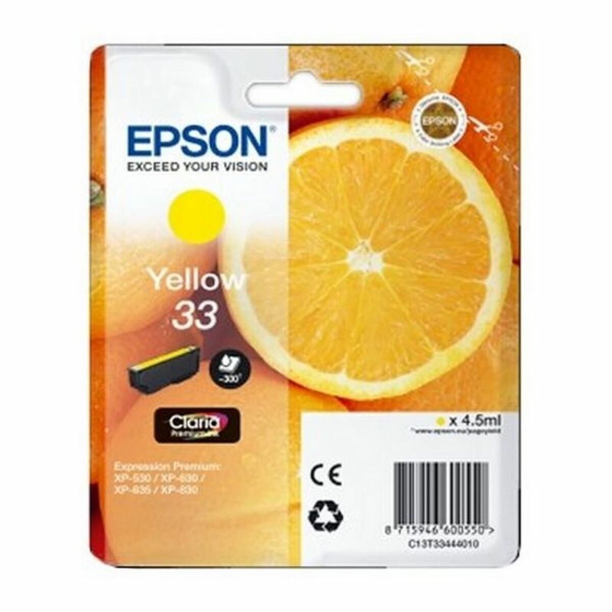 Compatible Ink Cartridge Epson T33, Epson, Computing, Printers and accessories, compatible-ink-cartridge-epson-t33, Brand_Epson, category-reference-2609, category-reference-2642, category-reference-2874, category-reference-t-19685, category-reference-t-19911, category-reference-t-21377, category-reference-t-25688, Colour_Cyan, Colour_Magenta, Colour_Yellow, Condition_NEW, office, Price_20 - 50, Teleworking, RiotNook