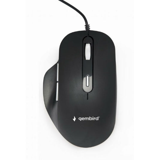 Mouse with Cable and Optical Sensor GEMBIRD MUS-6B-02 3600 DPI, GEMBIRD, Computing, Accessories, mouse-with-cable-and-optical-sensor-gembird-mus-6b-02-3600-dpi, Brand_GEMBIRD, category-reference-2609, category-reference-2642, category-reference-2656, category-reference-t-19685, category-reference-t-19908, category-reference-t-21353, computers / peripherals, Condition_NEW, office, Price_20 - 50, RiotNook