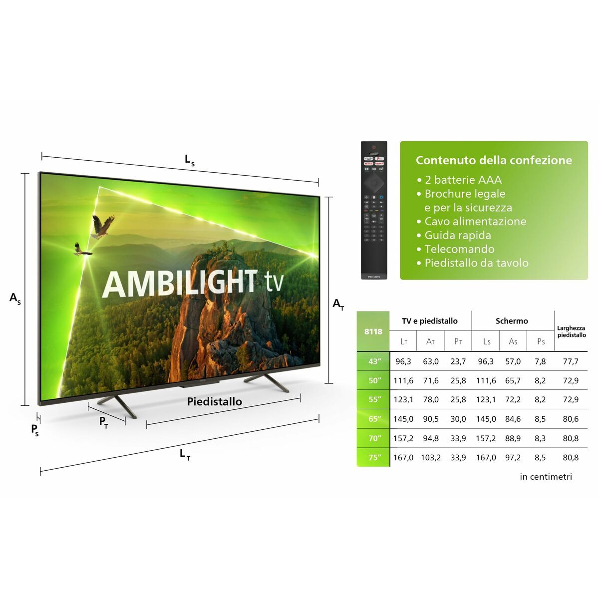 Smart TV Philips 65PUS8118 65" 4K Ultra HD LED HDR, Philips, Electronics, TV, Video and home cinema, smart-tv-philips-65pus8118-65-4k-ultra-hd-led-hdr, Brand_Philips, category-reference-2609, category-reference-2625, category-reference-2931, category-reference-t-18805, category-reference-t-19653, cinema and television, Condition_NEW, entertainment, Price_700 - 800, RiotNook