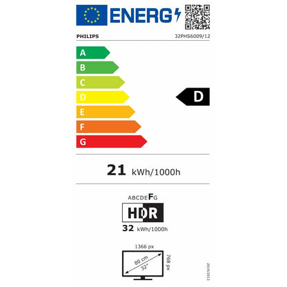 Smart TV Philips 32PHS6009 HD 32" LED, Philips, Electronics, TV, Video and home cinema, smart-tv-philips-32phs6009-hd-32-led, Brand_Philips, category-reference-2609, category-reference-2625, category-reference-2931, category-reference-t-18805, category-reference-t-18827, category-reference-t-19653, cinema and television, Condition_NEW, entertainment, Price_200 - 300, RiotNook