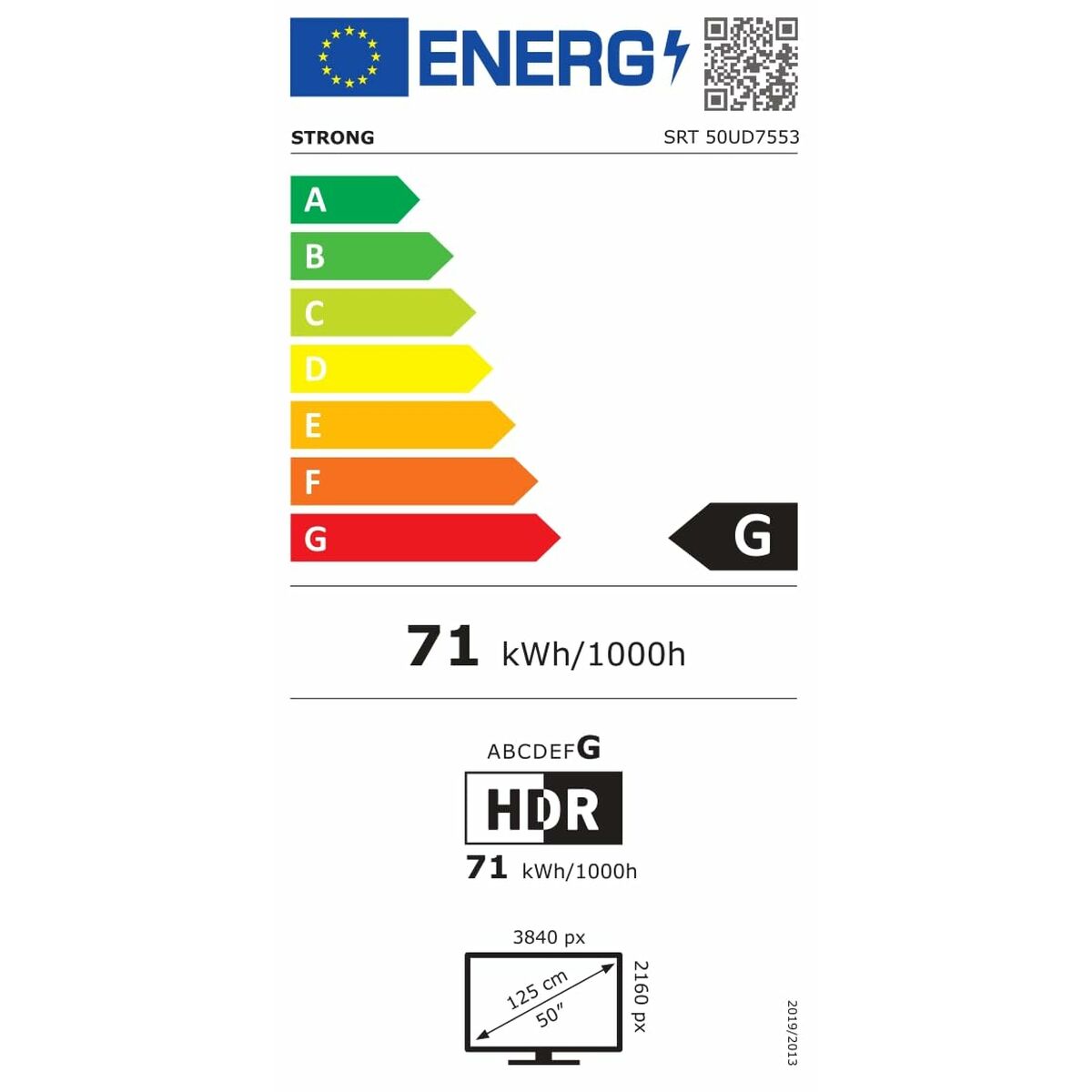 Smart TV STRONG SRT50UD7553 4K Ultra HD HDR HDR10, STRONG, Electronics, TV, Video and home cinema, smart-tv-strong-srt50ud7553-4k-ultra-hd-hdr-hdr10, Brand_STRONG, category-reference-2609, category-reference-2625, category-reference-2931, category-reference-t-18805, category-reference-t-18827, category-reference-t-19653, cinema and television, Condition_NEW, entertainment, Price_400 - 500, UEFA Euro 2020, RiotNook