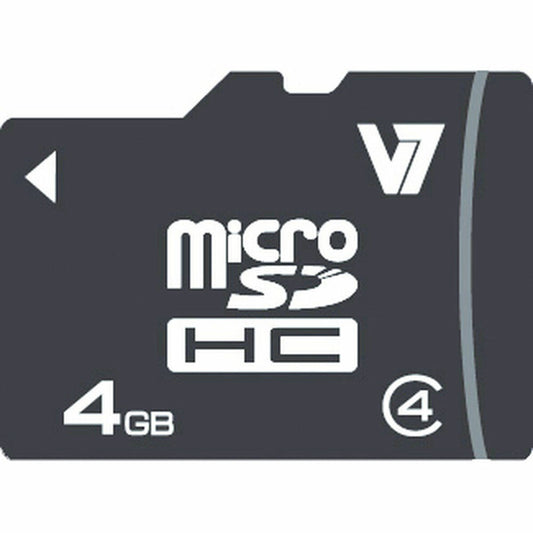 Micro SD Card V7 VAMSDH4GCL4R-2E 4GB 4 GB, V7, Computing, Data storage, micro-sd-card-v7-vamsdh4gcl4r-2e-4gb-4-gb, Brand_V7, category-reference-2609, category-reference-2803, category-reference-2813, category-reference-t-19685, category-reference-t-19909, category-reference-t-21355, category-reference-t-25632, computers / components, Condition_NEW, Price_20 - 50, Teleworking, RiotNook