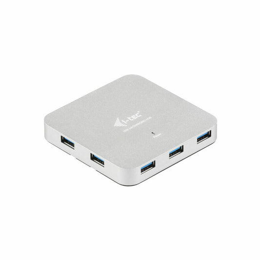 USB Hub i-Tec U3HUBMETAL7 Silver Grey, i-Tec, Computing, Accessories, usb-hub-i-tec-u3hubmetal7-silver-grey, Brand_i-Tec, category-reference-2609, category-reference-2803, category-reference-2829, category-reference-t-19685, category-reference-t-19908, Condition_NEW, networks/wiring, Price_50 - 100, Teleworking, RiotNook