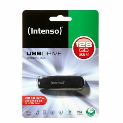 USB stick INTENSO USB 3.0 128 GB Black 128 GB 256 GB 128 GB SSD, INTENSO, Computing, Data storage, usb-stick-intenso-usb-3-0-128-gb-black-128-gb-256-gb-128-gb-ssd, Brand_INTENSO, category-reference-2609, category-reference-2803, category-reference-2817, category-reference-t-19685, category-reference-t-19909, category-reference-t-21355, category-reference-t-25636, computers / components, Condition_NEW, Price_20 - 50, Teleworking, RiotNook