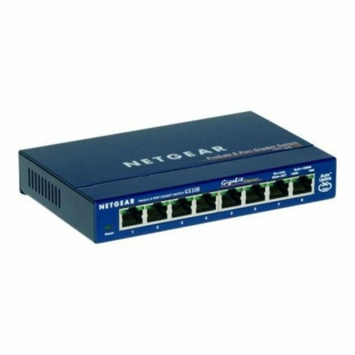 Desktop Switch Netgear GS108GE 8P Gigabit, Netgear, Computing, Network devices, desktop-switch-netgear-gs108ge-8p-gigabit-1, Brand_Netgear, category-reference-2609, category-reference-2803, category-reference-2827, category-reference-t-19685, category-reference-t-19914, Condition_NEW, networks/wiring, Price_50 - 100, Teleworking, RiotNook