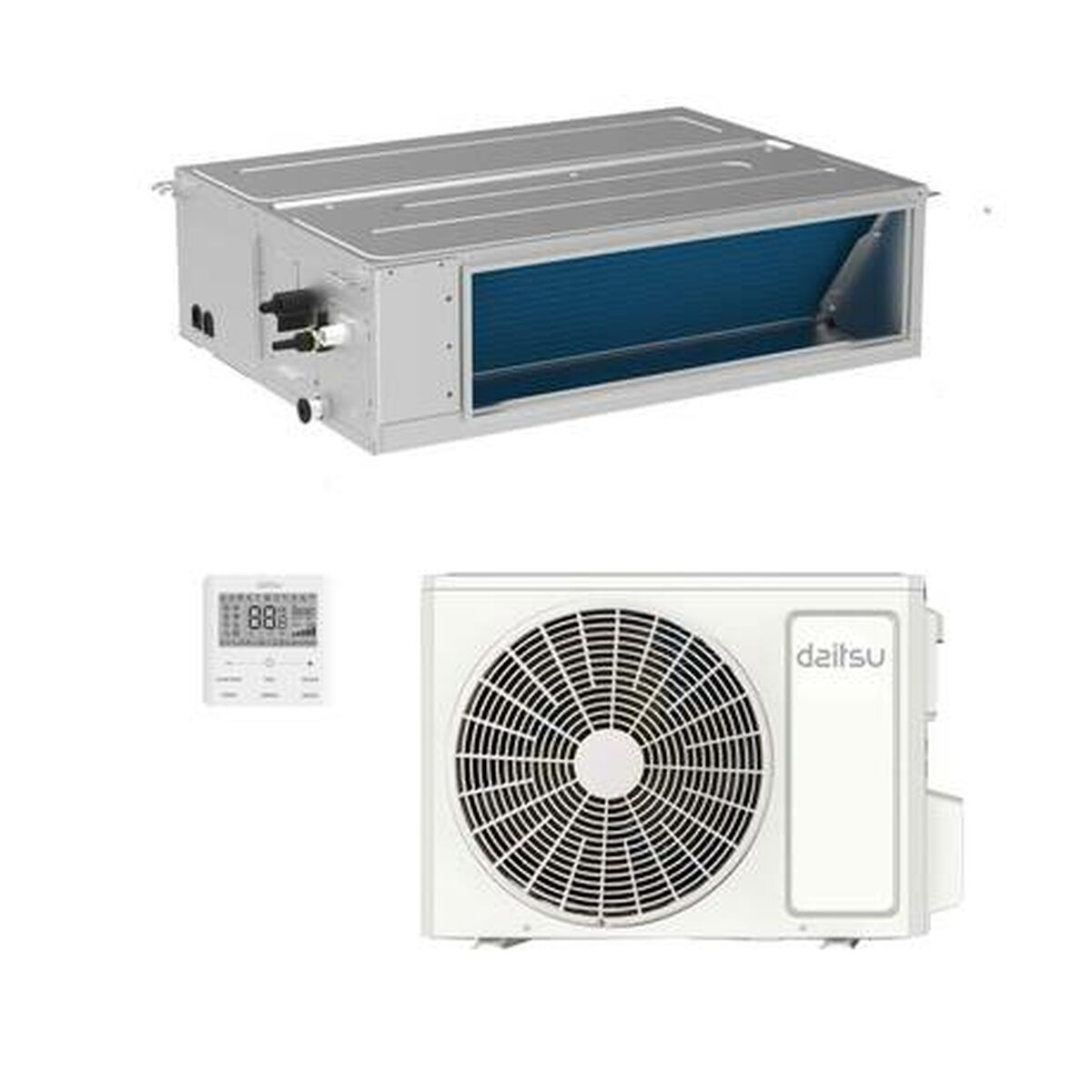 Duct Air Conditioning Daitsu ACD30KDBS A+ A++ 2500 W 2250 W, Daitsu, Home and cooking, Portable air conditioning, duct-air-conditioning-daitsu-acd30kdbs-a-a-2500-w-2250-w, Brand_Daitsu, category-reference-2399, category-reference-2450, category-reference-2451, category-reference-t-19656, category-reference-t-21087, category-reference-t-25214, category-reference-t-29112, Condition_NEW, ferretería, Price_+ 1000, summer, RiotNook