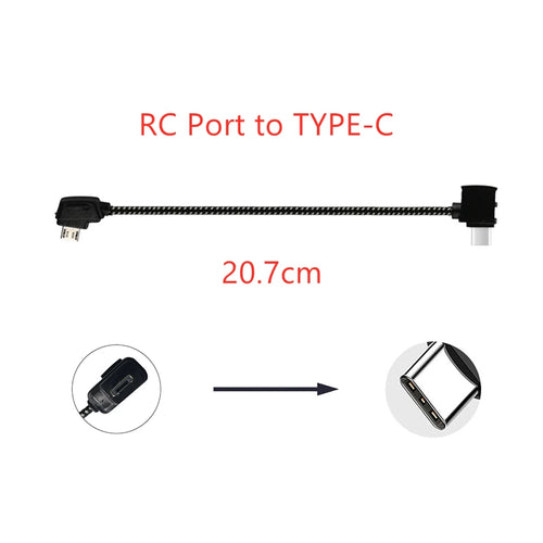 Data Cable for DJI Mavic Pro/Mini/SE/Air/2 Pro Zoom/Spark Drone Remote, RiotNook, Other, data-cable-for-dji-mavic-pro-mini-se-air-2-pro-zoom-spark-drone-remote-1082134639, Drones & Accessories, RiotNook