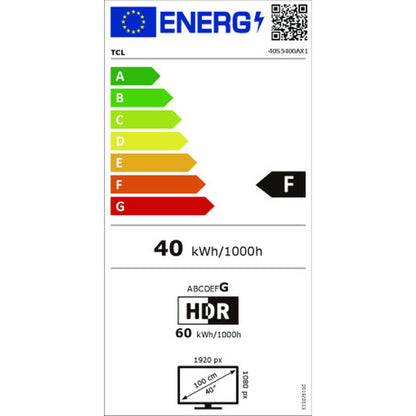 Smart TV TCL 40S5400A 40" Full HD LED D-LED, TCL, Electronics, TV, Video and home cinema, smart-tv-tcl-40s5400a-40-full-hd-led-d-led, Brand_TCL, category-reference-2609, category-reference-2625, category-reference-2931, category-reference-t-18805, category-reference-t-19653, cinema and television, Condition_NEW, entertainment, Price_200 - 300, RiotNook