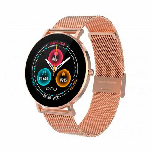 Smartwatch DCU BOULEVARD, DCU Tecnologic, Electronics, smartwatch-dcu-boulevard, :Gold, Brand_DCU Tecnologic, category-reference-2609, category-reference-2617, category-reference-2634, category-reference-t-19653, category-reference-t-4082, Condition_NEW, original gifts, Price_50 - 100, telephones & tablets, Teleworking, wifi y bluetooth, RiotNook