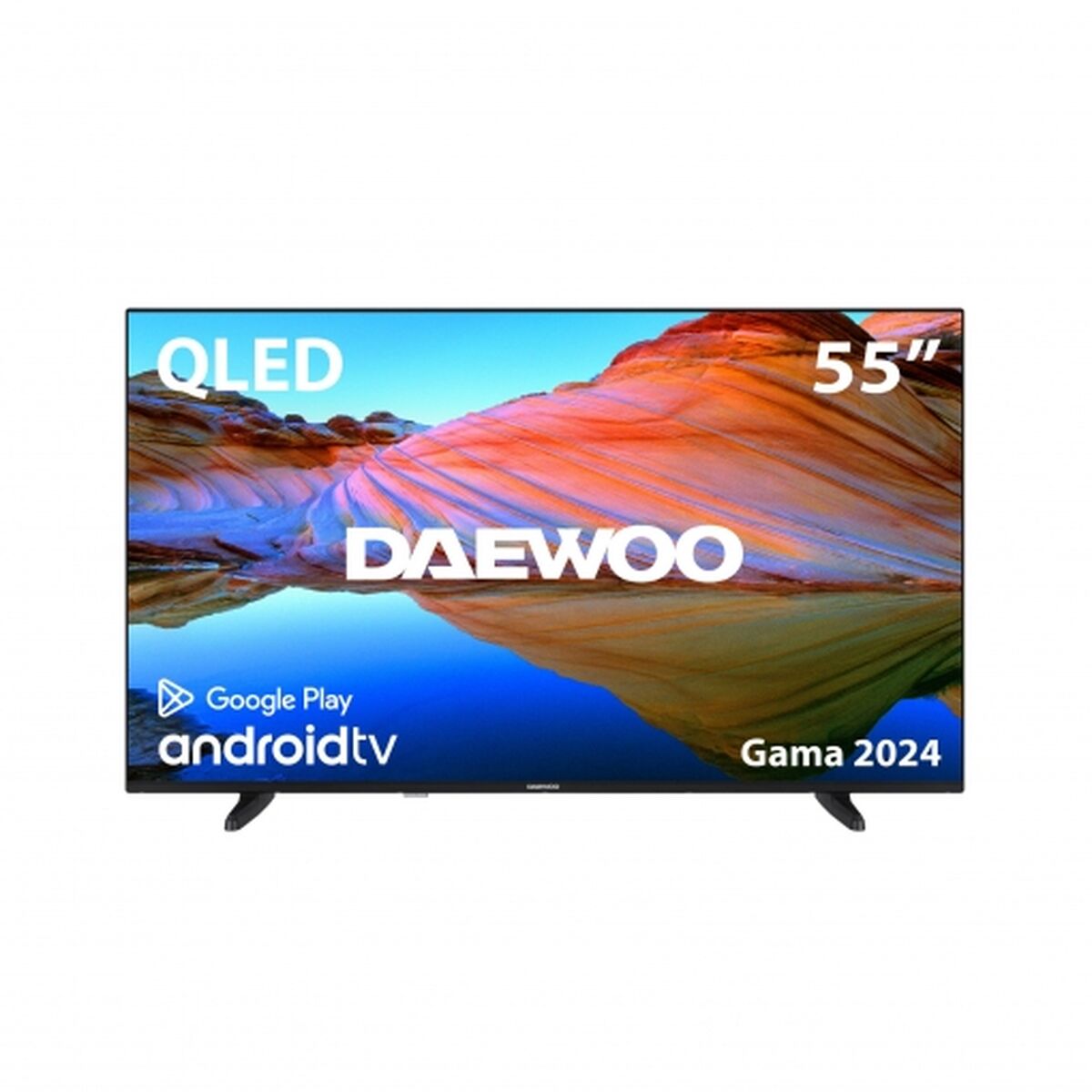 Smart TV Daewoo 55DM62QA 55" 4K Ultra HD QLED, Daewoo, Electronics, TV, Video and home cinema, smart-tv-daewoo-55dm62qa-55-4k-ultra-hd-qled, :55 INCHES or 139.7 CM, :QLED, :Ultra HD, Brand_Daewoo, category-reference-2609, category-reference-2625, category-reference-2931, category-reference-t-18805, category-reference-t-18827, category-reference-t-19653, cinema and television, Condition_NEW, entertainment, Price_400 - 500, RiotNook