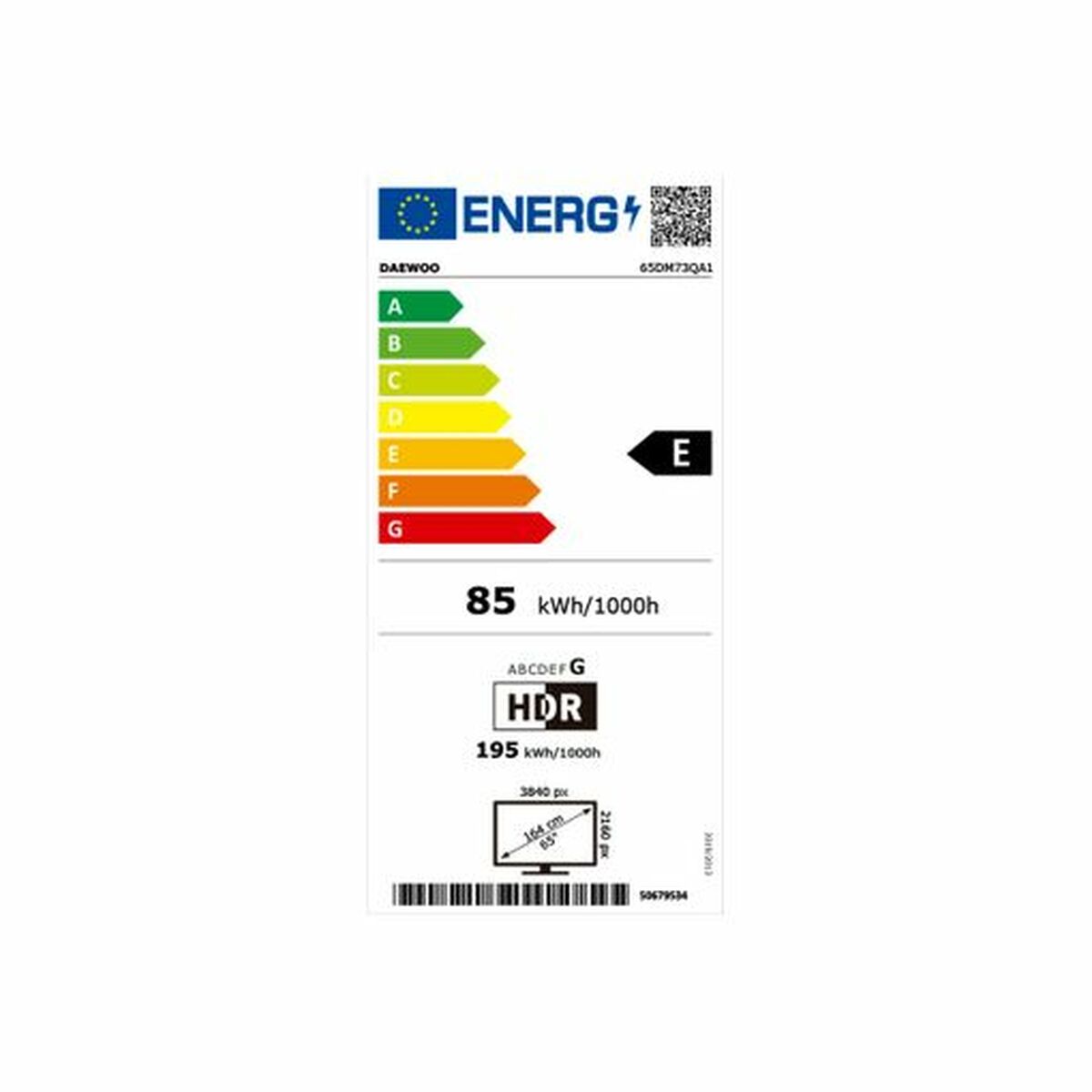 Smart TV Daewoo 65DM73QA 65" 4K Ultra HD QLED, Daewoo, Electronics, TV, Video and home cinema, smart-tv-daewoo-65dm73qa-65-4k-ultra-hd-qled, :65 INCHES or 165.1 CM, :QLED, :Ultra HD, Brand_Daewoo, category-reference-2609, category-reference-2625, category-reference-2931, category-reference-t-18805, category-reference-t-18827, category-reference-t-19653, cinema and television, Condition_NEW, entertainment, Price_500 - 600, RiotNook