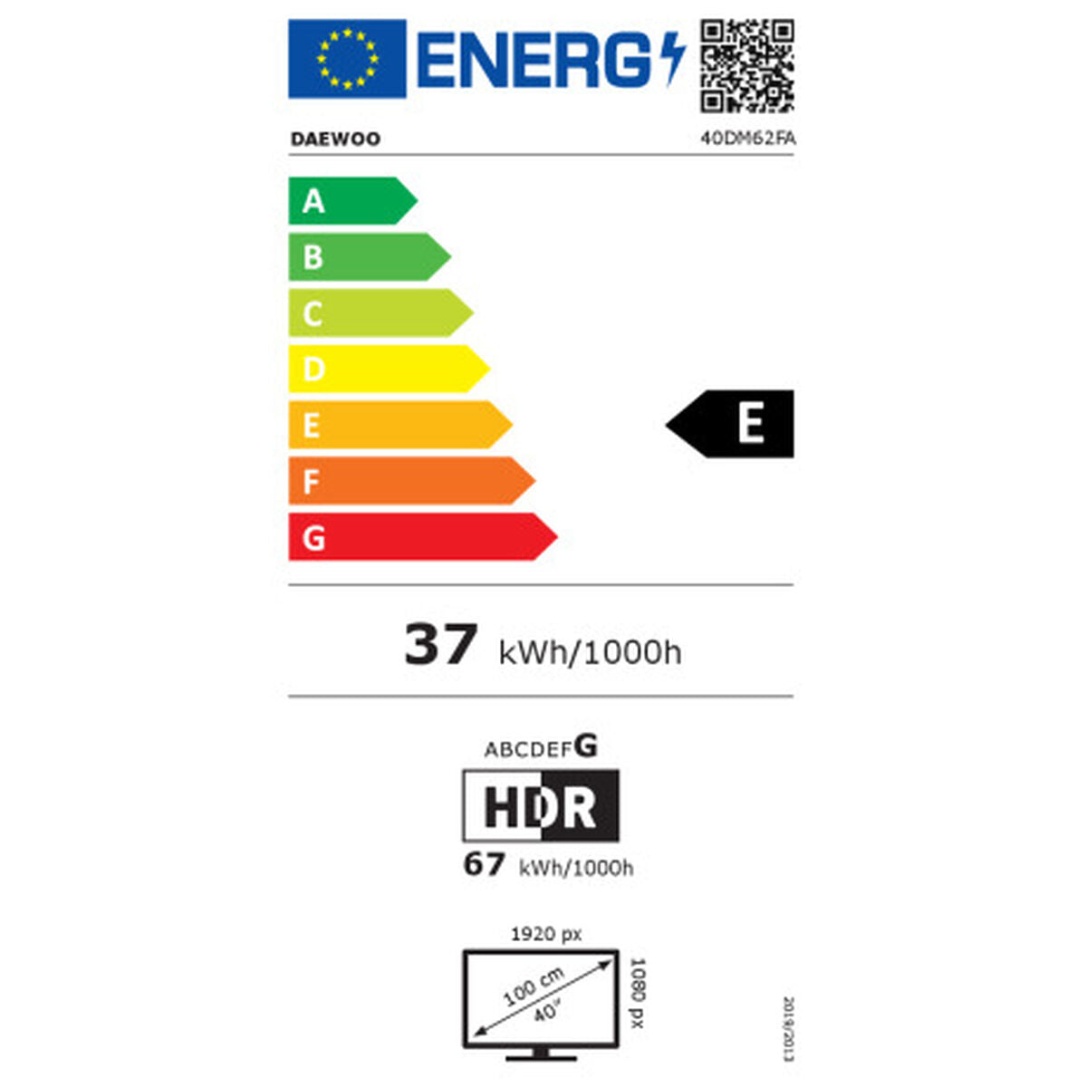 Smart TV Daewoo 40DM62FA Full HD 40" LED, Daewoo, Electronics, TV, Video and home cinema, smart-tv-daewoo-40dm62fa-full-hd-40-led, Brand_Daewoo, category-reference-2609, category-reference-2625, category-reference-2931, category-reference-t-18805, category-reference-t-18827, category-reference-t-19653, cinema and television, Condition_NEW, entertainment, Price_200 - 300, RiotNook