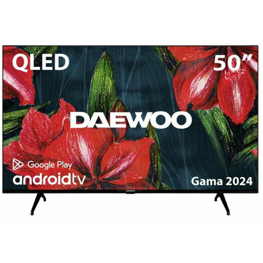 Smart TV Daewoo 50DM55UQPMS 4K Ultra HD 50" D-LED QLED, Daewoo, Electronics, TV, Video and home cinema, smart-tv-daewoo-50dm55uqpms-4k-ultra-hd-50-d-led-qled, Brand_Daewoo, category-reference-2609, category-reference-2625, category-reference-2931, category-reference-t-18805, category-reference-t-18827, category-reference-t-19653, cinema and television, Condition_NEW, entertainment, Price_300 - 400, UEFA Euro 2020, RiotNook