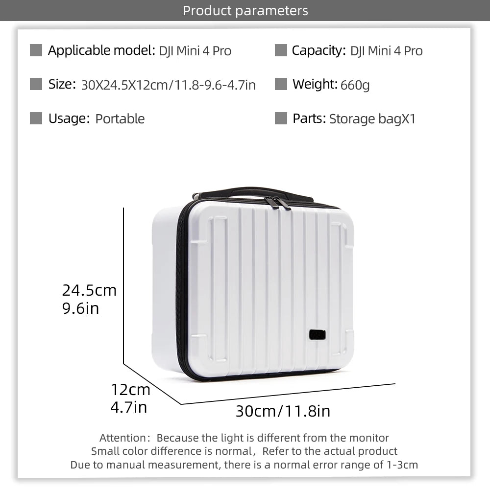 For DJI Mini 4 Pro Suitcase Dji Drone 4 Case Silver/black Accessory, RiotNook, Other, for-dji-mini-4-pro-suitcase-dji-drone-4-case-silver-black-accessory-1388766273, Drones & Accessories, RiotNook