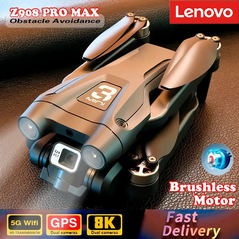 Lenovo Z908 Mini Drone 8K Professional Brushless 4K HD Aerial, RiotNook, Other, lenovo-z908-mini-drone-8k-professional-brushless-4k-hd-aerial-1376502268, Drones & Accessories, RiotNook