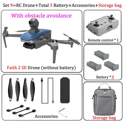 C-Fly Faith 2 SE With 540° Obstacle Avoidance 3-Axis Gimbal, RiotNook, Other, c-fly-faith-2-se-with-540-obstacle-avoidance-3-axis-gimbal-1378062434, Drones & Accessories, RiotNook