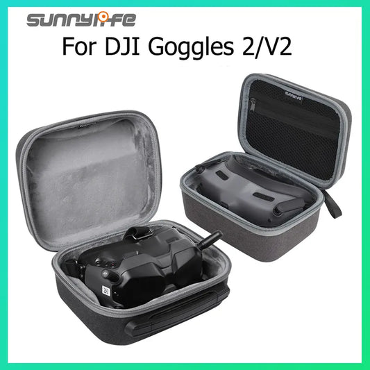 For DJI Sunnylife FPV Goggles 2 Goggles V2 Storage Bag Suitcase For