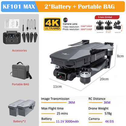 KF101 Max Drone 4K Professional 5G WIFI Dron HD EIS Camera Anti-Shake, RiotNook, Other, kf101-max-drone-4k-professional-5g-wifi-dron-hd-eis-camera-anti-shake-154568287, Drones & Accessories, RiotNook