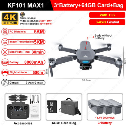 KF101 Max Drone 4K Professional 5G WIFI Dron HD EIS Camera Anti-Shake, RiotNook, Other, kf101-max-drone-4k-professional-5g-wifi-dron-hd-eis-camera-anti-shake-154568287, Drones & Accessories, RiotNook