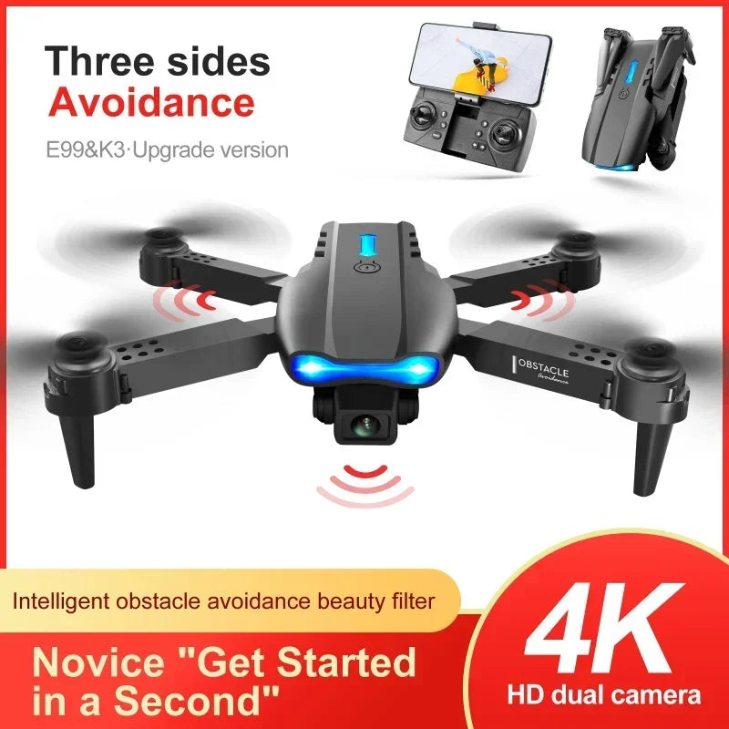 E99 Pro WIFI FPV Aerial Photography Helicopter RC Mini Drone 4K Dual, RiotNook, Other, e99-pro-wifi-fpv-aerial-photography-helicopter-rc-mini-drone-4k-dual-1662631283, Drones & Accessories, RiotNook