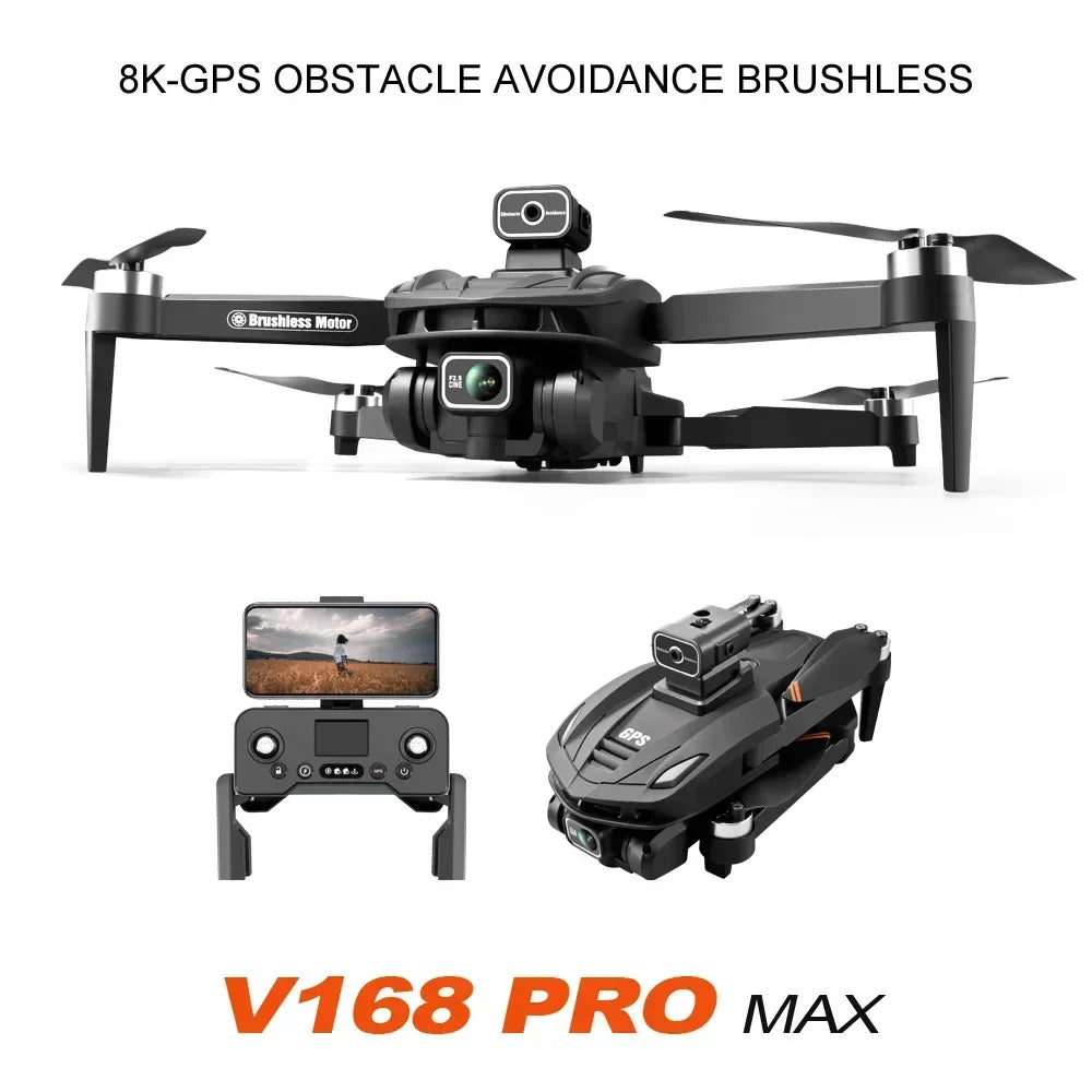 V168 Drone 4k 5G WiFi FPV with Professinal 8K GPS HD camera Wide Angle, RiotNook, Other, v168-drone-4k-5g-wifi-fpv-with-professinal-8k-gps-hd-camera-wide-angle-1674480039, Drones & Accessories, RiotNook