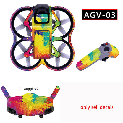 PVC Stickers for DJI Avata Drone Colorful Decals Full Body Scratch, RiotNook, Other, pvc-stickers-for-dji-avata-drone-colorful-decals-full-body-scratch-1636687539, Drones & Accessories, RiotNook