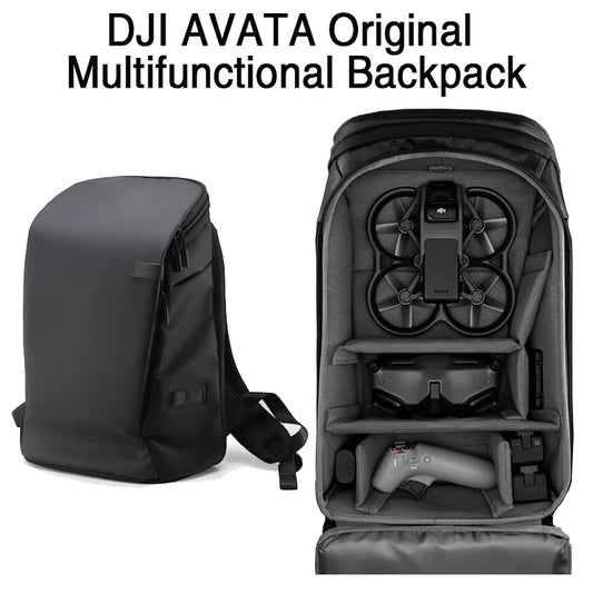 DJI Avata Backpack Black Fabric Waterproof Bag Multifunctional Drone