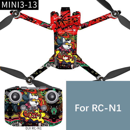 For DJI Mini 3 Drone Body Full Encirclement Stickers RC-N1/RC Remote, RiotNook, Other, for-dji-mini-3-drone-body-full-encirclement-stickers-rc-n1-rc-remote-416507996, Drones & Accessories, RiotNook