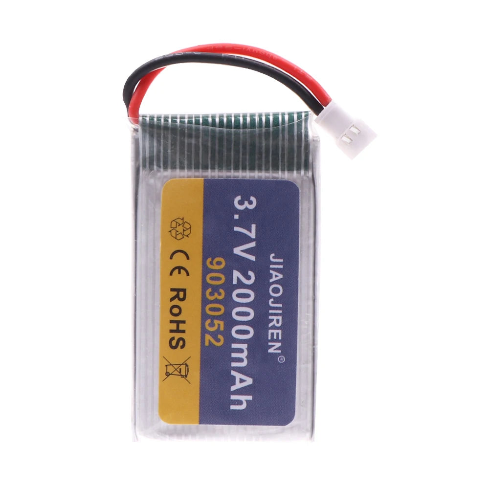 Upgraded 3.7V 2000mAh 903052 lipo Battery for KY601S SYMA X5 X5S X5C, RiotNook, Other, upgraded-3-7v-2000mah-903052-lipo-battery-for-ky601s-syma-x5-x5s-x5c-1361735804, Drones & Accessories, RiotNook