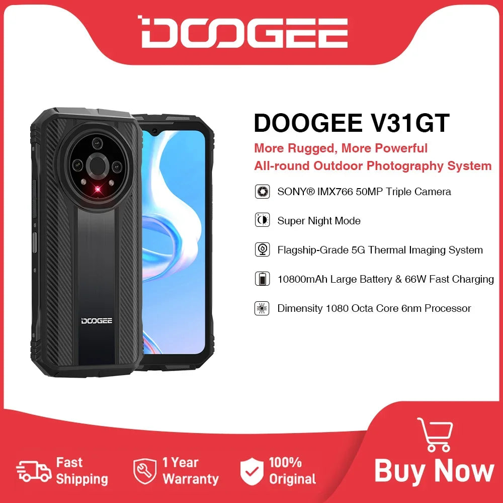 World Premiere DOOGEE V31GT Rugged Phone 6.58” FHD Dimensity 1080 Octa, RiotNook, Other, world-premiere-doogee-v31gt-rugged-phone-6-58-fhd-dimensity-1080-octa-1711872083, Thermal Imagers, RiotNook