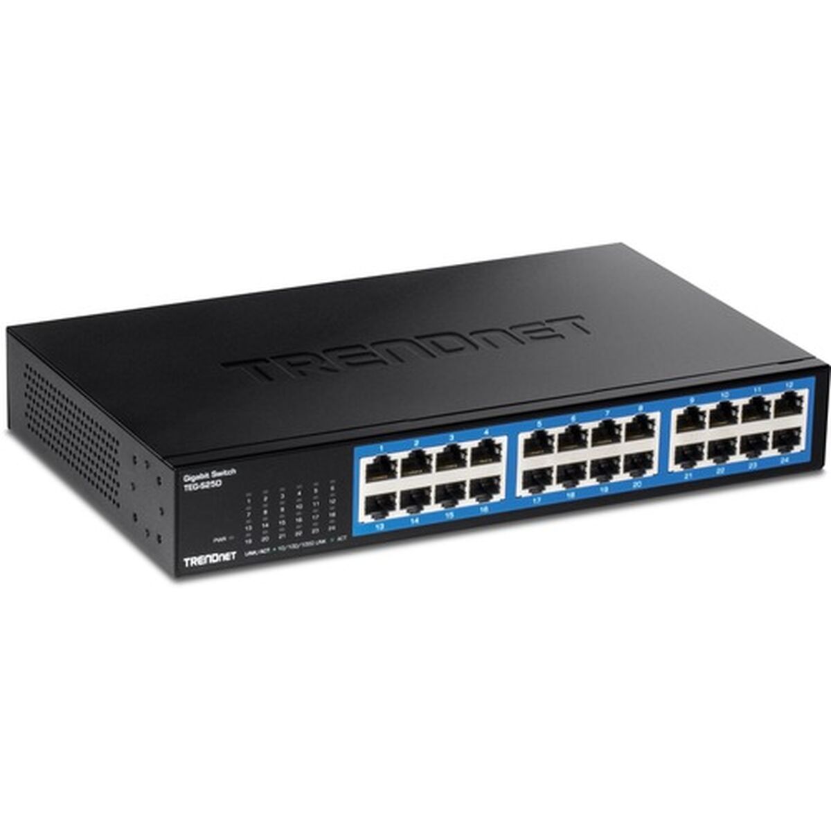 Switch Trendnet TEG-S25D Black, Trendnet, Computing, Network devices, switch-trendnet-teg-s25d-black, Brand_Trendnet, category-reference-2609, category-reference-2803, category-reference-2827, category-reference-t-19685, category-reference-t-19914, Condition_NEW, networks/wiring, Price_100 - 200, Teleworking, RiotNook