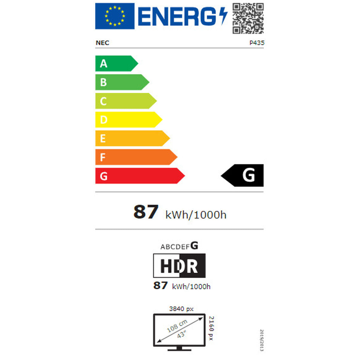 Monitor Videowall NEC P435 PG-2 4K Ultra HD 49" 50-60 Hz, NEC, Computing, monitor-videowall-nec-p435-pg-2-4k-ultra-hd-49-50-60-hz, :RN OFFICE, Brand_NEC, category-reference-2609, category-reference-2642, category-reference-2644, category-reference-t-19685, category-reference-t-19902, computers / peripherals, Condition_NEW, office, Price_+ 1000, Teleworking, RiotNook