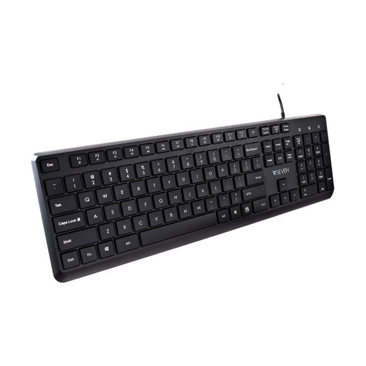 Keyboard and Mouse V7 KU350US Black Qwerty US, V7, Computing, Accessories, keyboard-and-mouse-v7-ku350us-black-qwerty-us, Brand_V7, category-reference-2609, category-reference-2642, category-reference-2646, category-reference-t-19685, category-reference-t-19908, category-reference-t-21353, category-reference-t-25625, computers / peripherals, Condition_NEW, office, Price_20 - 50, Teleworking, RiotNook