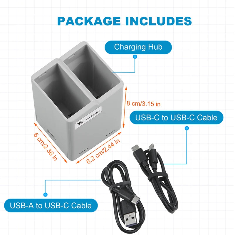 Two-Way Charging Hub for DJI MINI 3 PRO Battery Charging Butler for, RiotNook, Other, two-way-charging-hub-for-dji-mini-3-pro-battery-charging-butler-for-361834382, Drones & Accessories, RiotNook