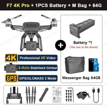 SJRC F7 4K PRO Camera Drone GPS HD 5G WiFi FPV 3KM 3 Axis Gimbal EIS, RiotNook, Other, sjrc-f7-4k-pro-camera-drone-gps-hd-5g-wifi-fpv-3km-3-axis-gimbal-eis-1509247951, Drones & Accessories, RiotNook